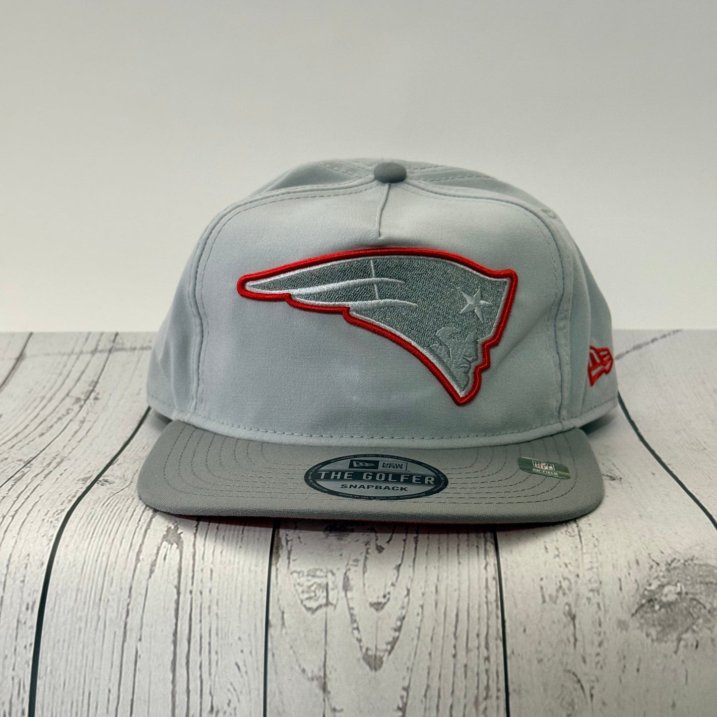 New England Patriots New Era 2024 NFL Training Camp Golfer Snapback Hat
