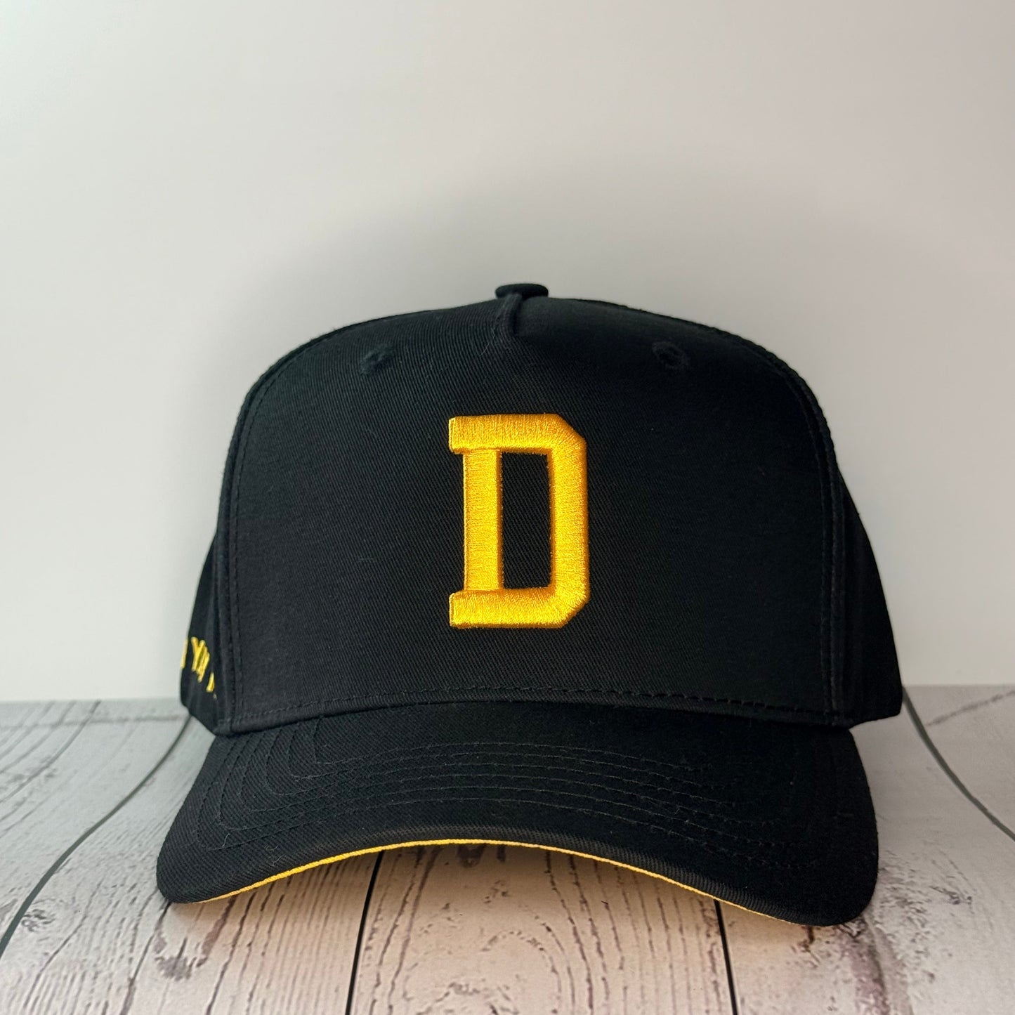 D4D - Black & Yellow – Designed by Dads – Adjustable Hat