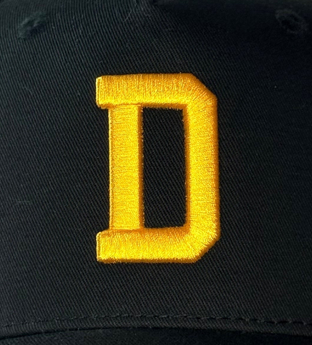 D4D - Black & Yellow – Designed by Dads – Adjustable Hat