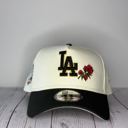 New Era 9FORTY A-Frame Los Angeles Dodgers Rose 40th Anniversary Patch Snapback