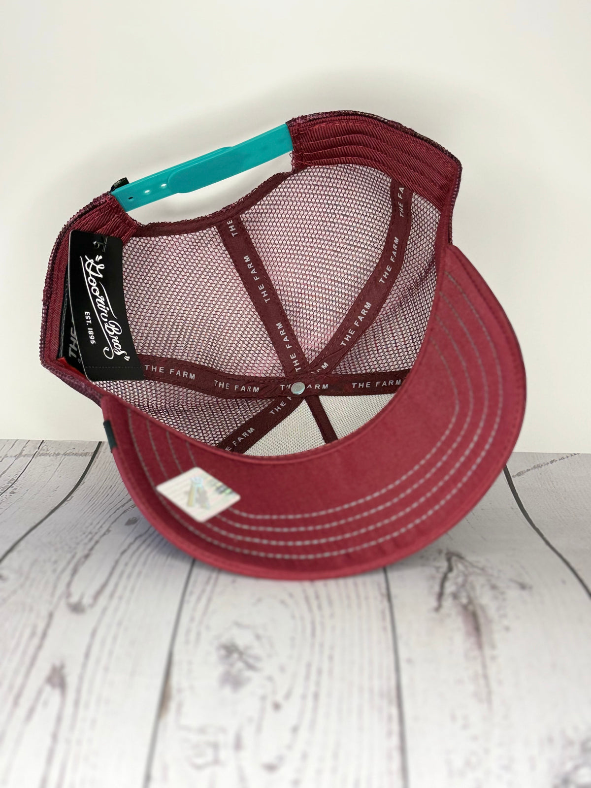 Goorin Bros Pit Bull adjustable trucker hat interior view