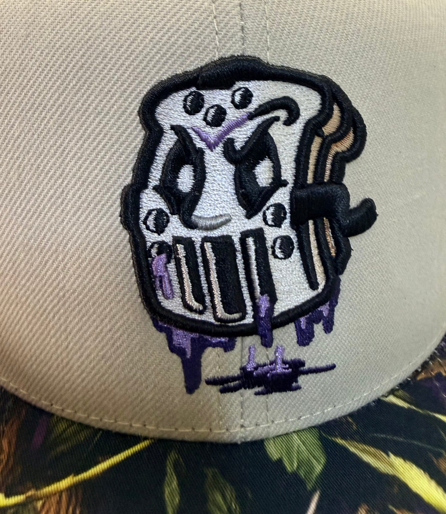 Field Grade PBJ Anthropomorphic Mask Hat Club Logo Patch Snapback Hat