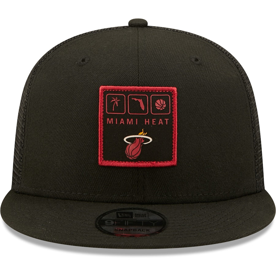 Gorra New Era 9FIFTY Miami Heat ajustable