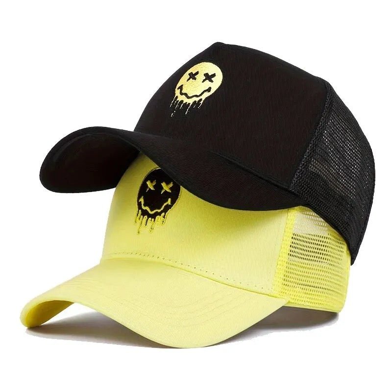 Dazed Feelings Mesh Adjustable Hat Yellow - ExclusiveCrowns