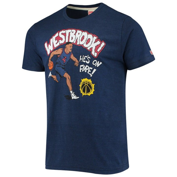 Men’s Russell Westbrook Comic Book Player T Shirt - ExclusiveCrowns