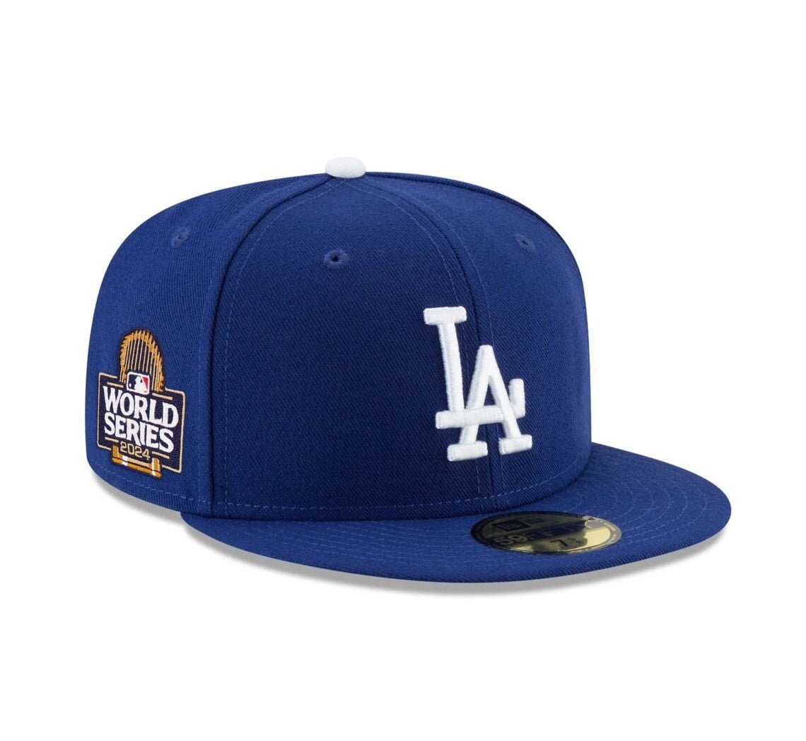New Era 59Fifty Los Angeles Dodgers 2024 World Series Game Fitted 7 1/4 - ExclusiveCrowns
