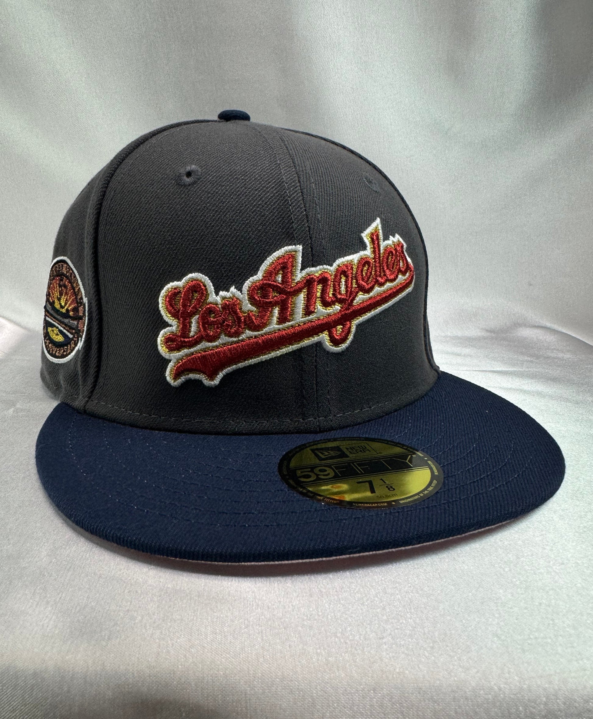 New Era 59FIFTY Los Angeles Dodgers Fitted Hat – 50th Anniversary Stadium Patch - ExclusiveCrowns