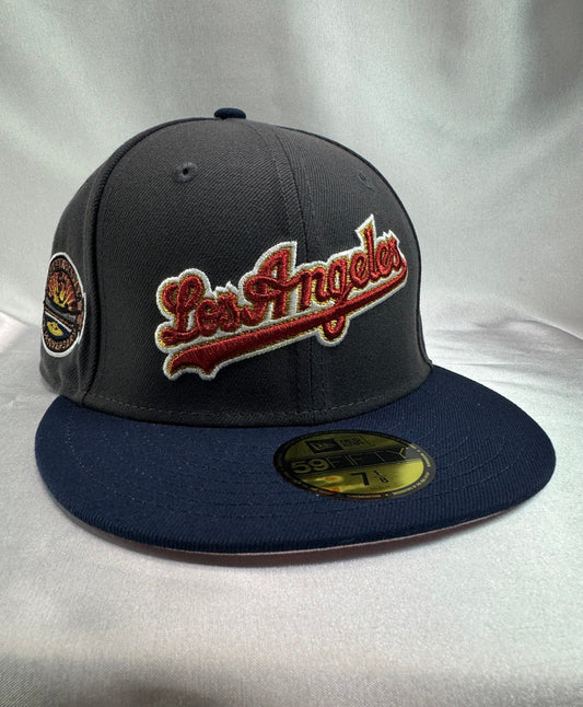 New Era 59FIFTY Los Angeles Dodgers Fitted Hat – 50th Anniversary Stadium Patch - ExclusiveCrowns