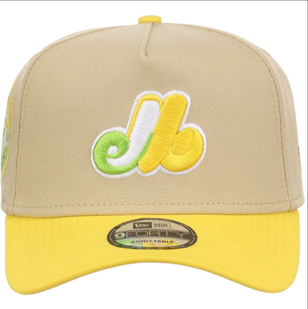 New Era 9FORTY Montreal Expos MLB Ladies' Night A-Frame "Agave Lemon Margarita"