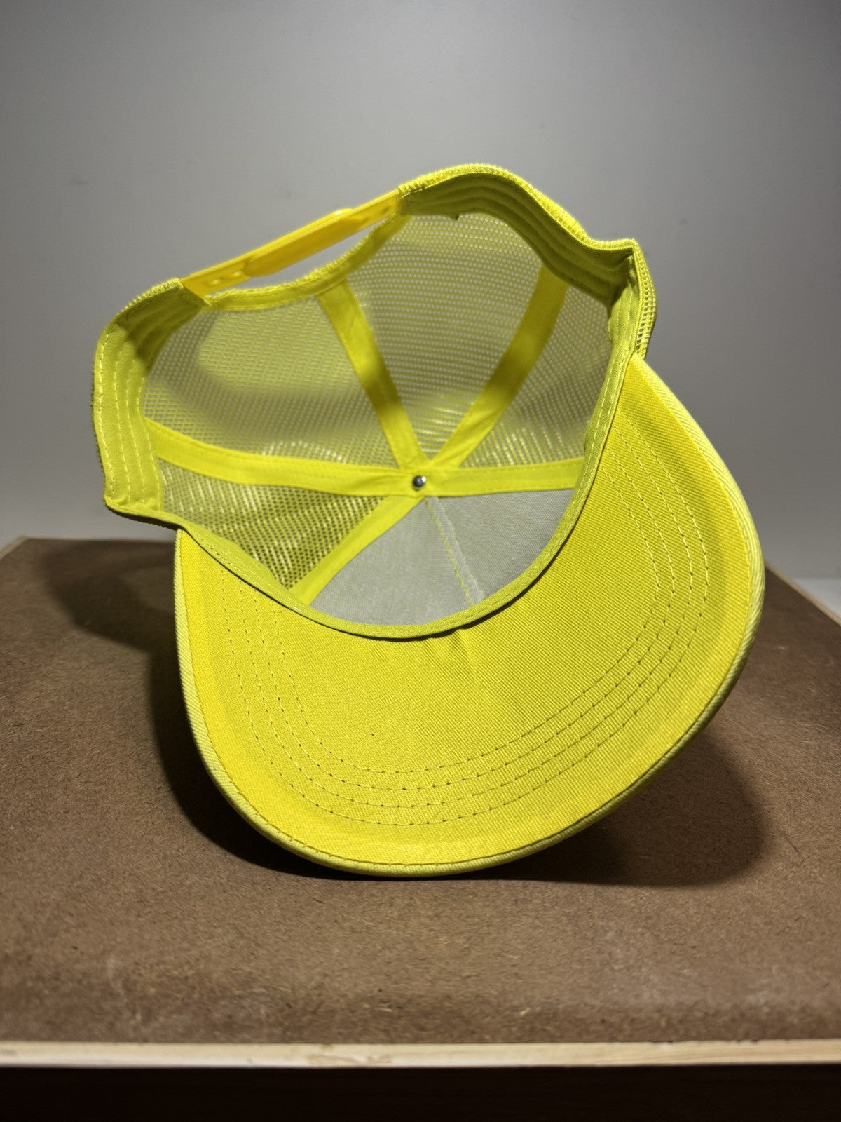Neon Vibes Drip Emoji Trucker Hat - Yellow & Black